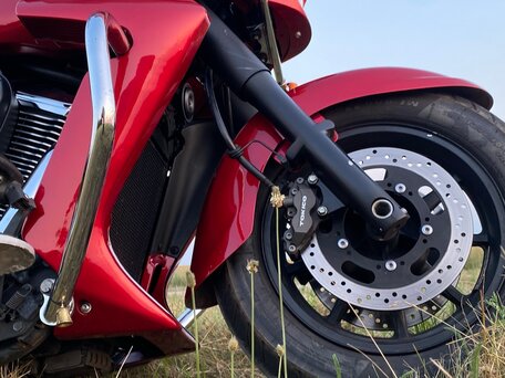 2010 Kawasaki VN1700 Vulcan, красный, 610000 рублей, вид 1
