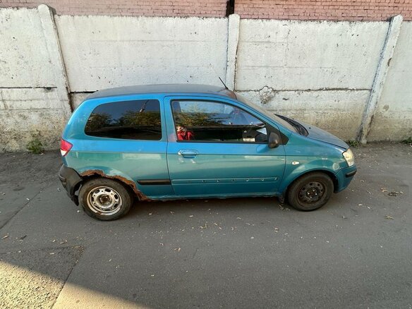 2003 Hyundai Getz I, фиолетовый, 125000 рублей - вид 2