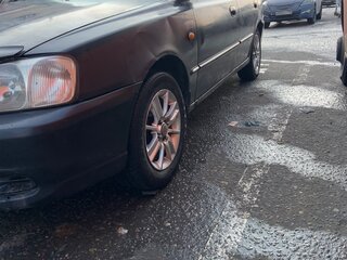 2002 Hyundai Accent II, чёрный, 185000 рублей, вид 5