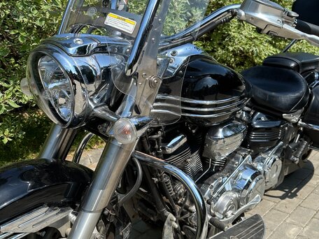 2008 Yamaha XV 1900, чёрный, 1320000 рублей, вид 2