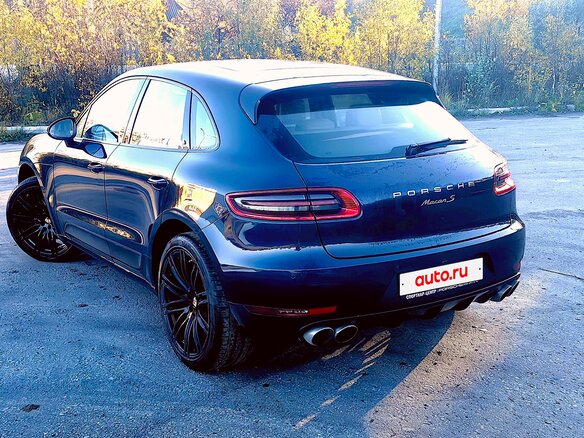 2017 Porsche Macan S Diesel I, синий, 4000000 рублей - вид 5
