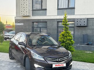 2014 Hyundai Solaris I Рестайлинг, коричневый, 760000 рублей, вид 1