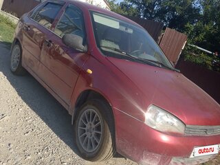 2007 Lada (ВАЗ) Kalina I, красный, 170000 рублей, вид 1