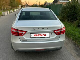 2017 Lada (ВАЗ) Vesta I, серебристый, 700000 рублей, вид 4
