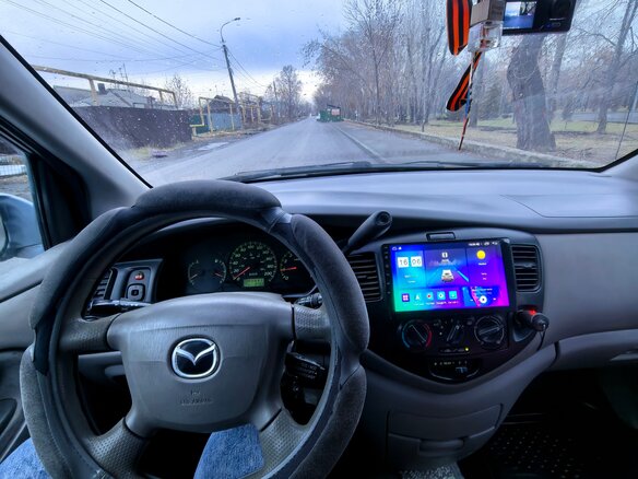 2001 Mazda MPV II (LW), серебристый, 300000 рублей - вид 5