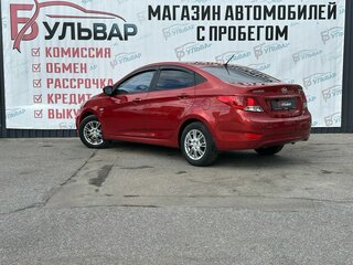 2012 Hyundai Solaris I, красный, 829000 рублей, вид 4