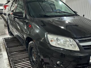 2015 Lada (ВАЗ) Granta I, чёрный, 430000 рублей, вид 2