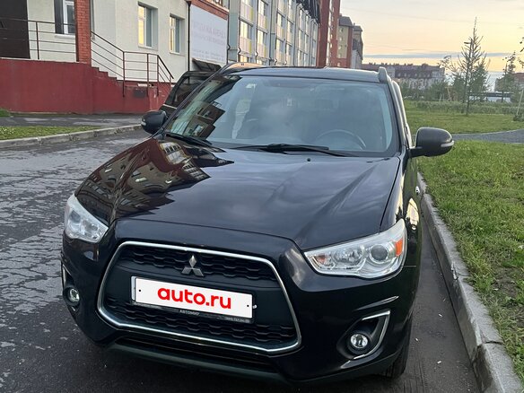 2012 Mitsubishi ASX I, чёрный, 1350000 рублей - вид 1