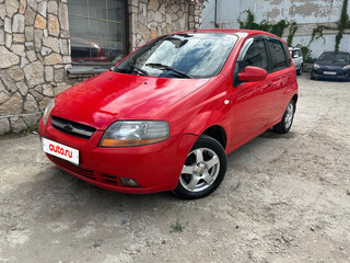 2006 Chevrolet Aveo I, красный, 350000 рублей, вид 4
