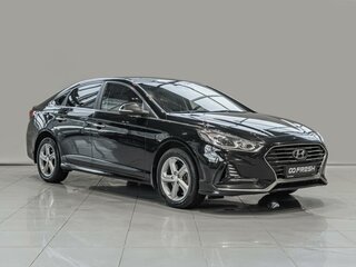 2018 Hyundai Sonata VII (LF) Рестайлинг, чёрный, 1630000 рублей, вид 1