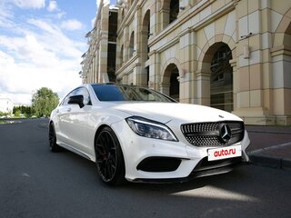 2016 Mercedes-Benz CLS 400 II (C218) Рестайлинг, белый, 3180000 рублей, вид 2