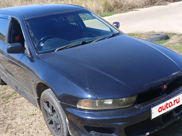 2000 Mitsubishi Legnum, чёрный, 350000 рублей