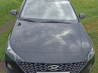 2020 Hyundai Solaris II Рестайлинг, чёрный, 1430000 рублей, вид 1