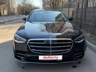 2021 Mercedes-Benz S-Класс 450 Long 4MATIC VII (W223), чёрный, 11000000 рублей, вид 2