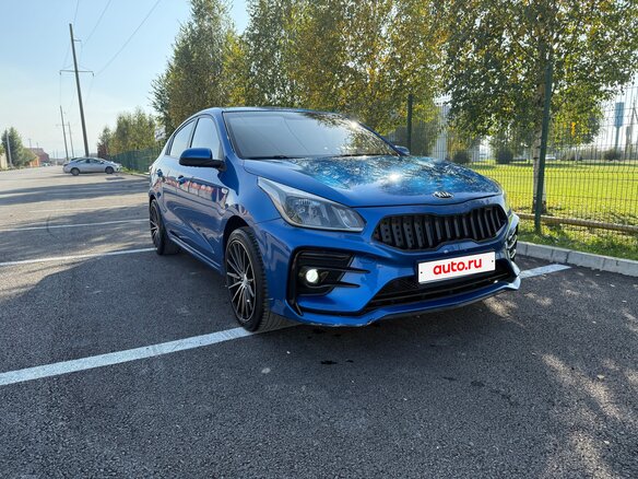2017 Kia Rio IV, синий, 1100000 рублей - вид 2
