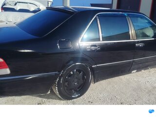 1998 Mercedes-Benz S-Класс 320 Long III (W140) Рестайлинг, чёрный, 1200000 рублей, вид 2