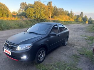 2014 Lada (ВАЗ) Granta I, серый, 355145 рублей, вид 1