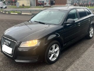 2009 Audi A3 II (8P) Рестайлинг 2, чёрный, 800000 рублей, вид 1