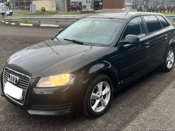 2009 Audi A3 II (8P) Рестайлинг 2, чёрный, 800000 рублей