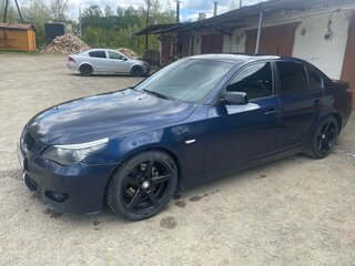 2009 BMW 5 серии 520d V (E60/E61) Рестайлинг, синий, 1090000 рублей, вид 2