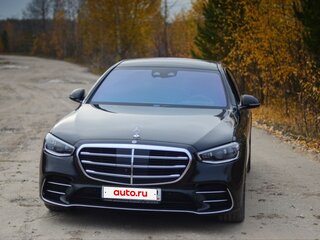 2021 Mercedes-Benz S-Класс 450 Long 4MATIC VII (W223), чёрный, 12500000 рублей, вид 2