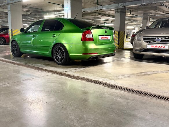 2012 Skoda Octavia RS II Рестайлинг, зелёный, 1499999 рублей - вид 8