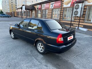 2006 Hyundai Accent ТагАЗ II, чёрный, 195000 рублей, вид 5
