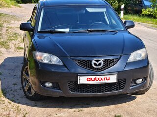 2008 Mazda 3 I (BK) Рестайлинг, чёрный, 430000 рублей, вид 4