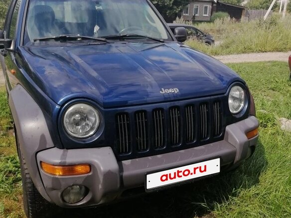 2003 Jeep Cherokee III (KJ), синий, 270000 рублей - вид 1