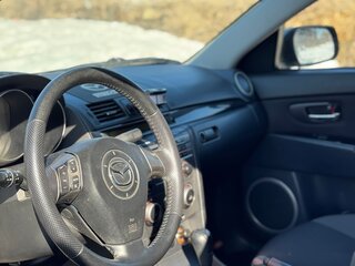2008 Mazda 3 5-speed I (BK) Рестайлинг, чёрный, 670000 рублей, вид 3