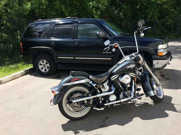 1995 Harley-Davidson Heritage, серый, 900000 рублей - вид 2