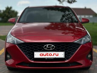 2020 Hyundai Solaris II Рестайлинг, красный, 1050000 рублей, вид 4