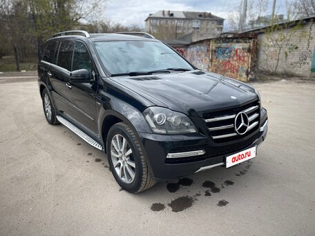 2012 Mercedes-Benz GL-Класс 350 I (X164) Рестайлинг, чёрный, 2100000 рублей, вид 3