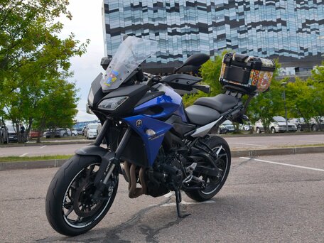 2017 Yamaha MT-09 Tracer (FJ-09), синий, 830000 рублей, вид 1