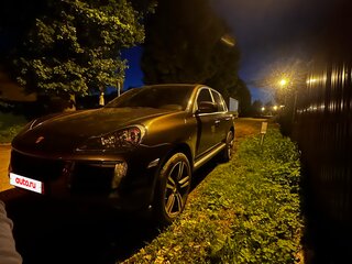 2008 Porsche Cayenne S I Рестайлинг (957), коричневый, 1200000 рублей, вид 4