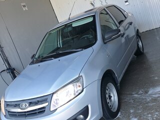 2012 Lada (ВАЗ) Granta I, серебристый, 385000 рублей, вид 4
