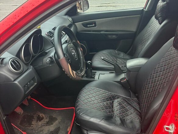 2008 Mazda 3 I (BK) Рестайлинг, красный, 550000 рублей - вид 7