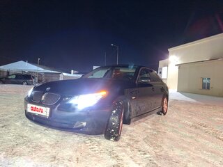 2008 BMW 5 серии 525xi V (E60/E61) Рестайлинг, чёрный, 1250000 рублей, вид 2
