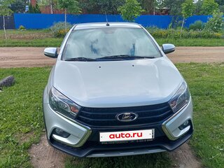 2019 Lada (ВАЗ) Vesta Cross I, серебристый, 1150000 рублей, вид 3