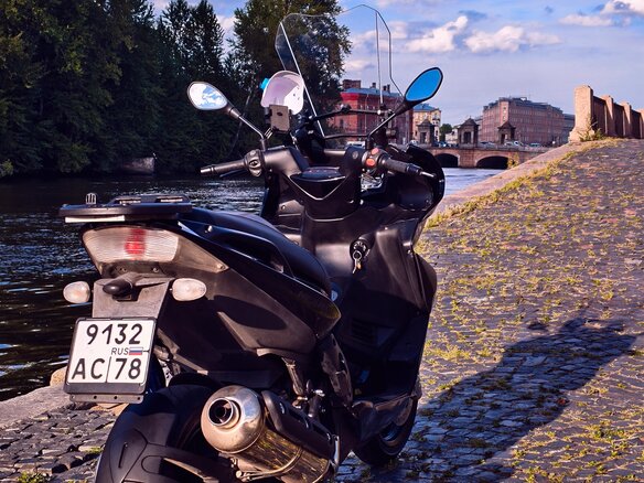 2007 Gilera Nexus, чёрный - вид 3