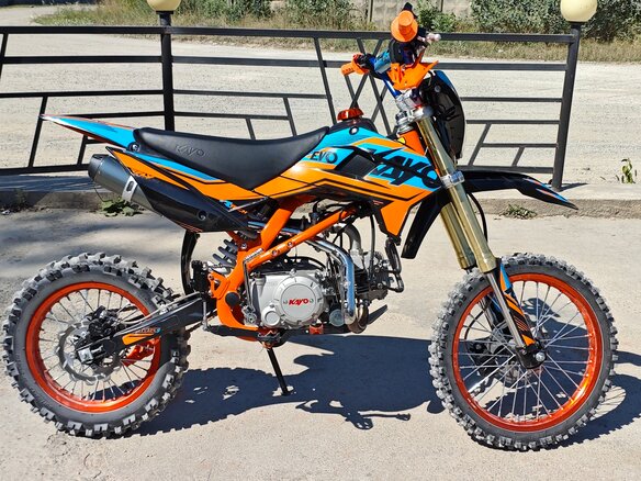 2024 Kayo Evolution YX140EM, оранжевый, 95000 рублей - вид 5