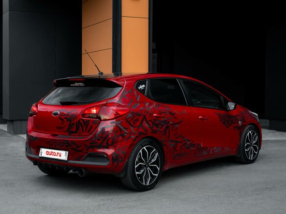 2014 Kia Ceed II, красный - вид 4
