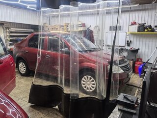 2010 Renault Logan I Рестайлинг, красный, 245000 рублей, вид 3