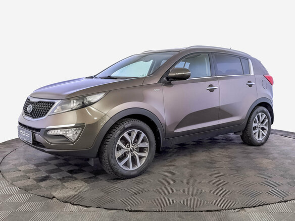 2015 Kia Sportage III Рестайлинг, коричневый, 1790000 рублей