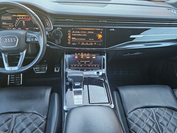 2018 Audi Q8 55 TFSI I (4M), серый, 4500000 рублей - вид 6