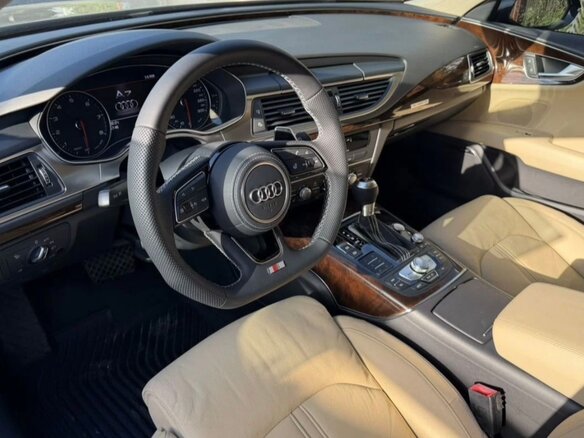 2015 Audi A7 I (4G) Рестайлинг, белый, 2300000 рублей - вид 7