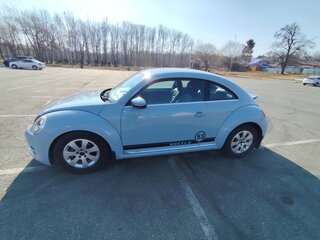 2012 Volkswagen Beetle II (A5), голубой, 1300000 рублей, вид 4