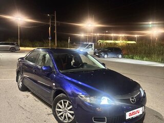 2006 Mazda 6 I (GG) Рестайлинг, синий, 450000 рублей, вид 1