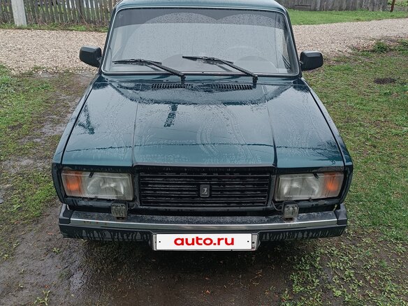 2009 Lada (ВАЗ) 2107, зелёный, 180000 рублей - вид 4