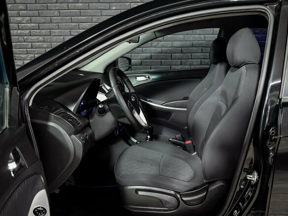 2012 Hyundai Solaris I, чёрный - вид 7